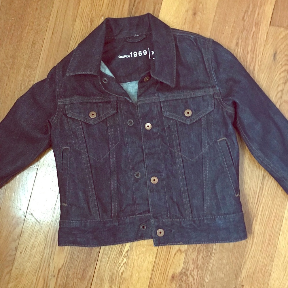 Gap 1969 dark denim jacket boys